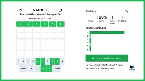 math puzzle games|Mathler .